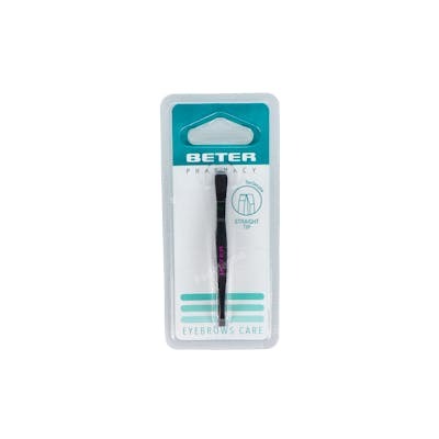 BETER Pinza de depilación pavón negra 24003 BETER Pinza de depilación pavón negra 24003