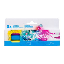 Ecoline Ecoline Duotip estuche Primario de 3 colores
