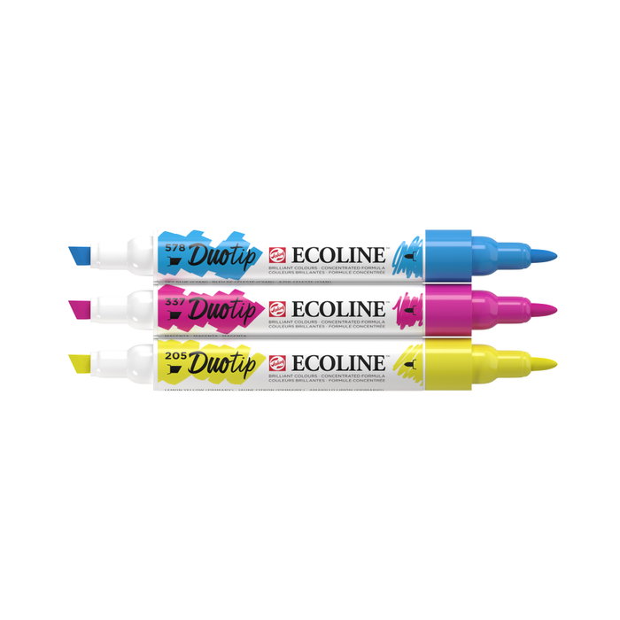 Ecoline Ecoline Duotip estuche Primario de 3 colores