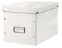 Leitz Click & Store WOW Caja Almacenamiento Cúbica Grande 30 Litros Blanco 320x360x310 mm