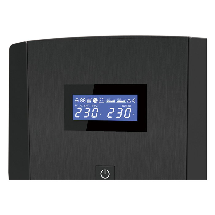 Conceptronic ZEUS03G SAI UPS Interactiva 1200VA 720W 4 Tomas UK AVR USB RJ45 con Batería Plomo-ácido LCD Negro