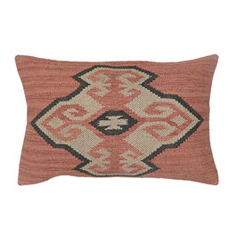 DKD Home Decor Cojín Lana y Yute 40x60 Kilim