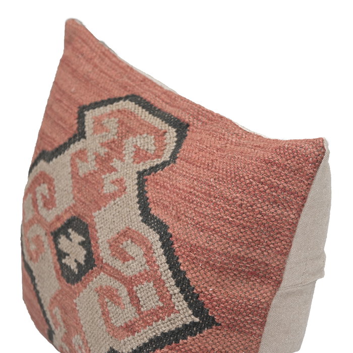 DKD Home Decor Cojín Lana y Yute 40x60 Kilim