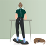 Leitz Balance Board Ergo Gris Oscuro