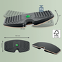 Leitz Balance Board Ergo Gris Oscuro