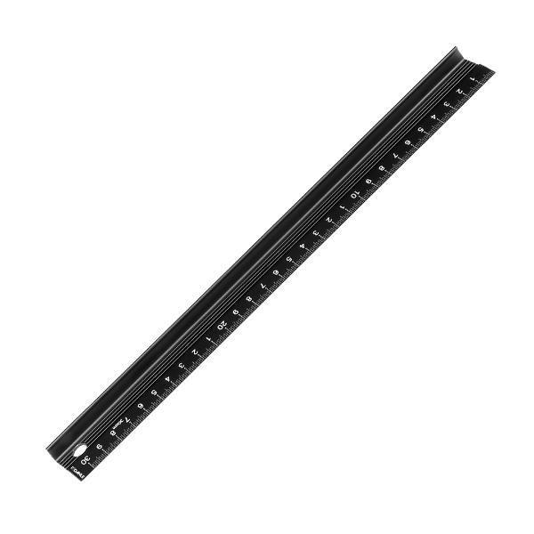 Dahle Regla de corte 30cm negro Dahle Regla de corte 30cm negro