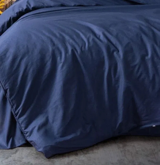Sin Marca Juego de Cama 1 Funda Nórdica 140x200cm + 1 Funda de Almohada 60x60cm - 100% Algodón Reforzado Azul Oscuro - AUC8684282421313 Sin Marca Juego de Cama 1 Funda Nórdica 140x200cm + 1 Funda de Almohada 60x60cm - 100% Algodón Reforzado Azul Oscuro - AUC8684282421313