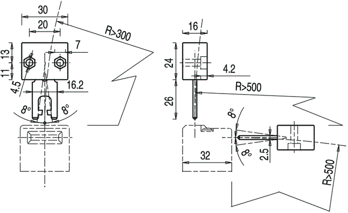 PIZZATO ELETTRICA Llave elástica FS