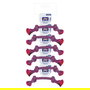Nayeco Ristra Cuerda Dental Bicolor Rosa 15 cm (Set de 6) Juguete para Perros Higiene Dental