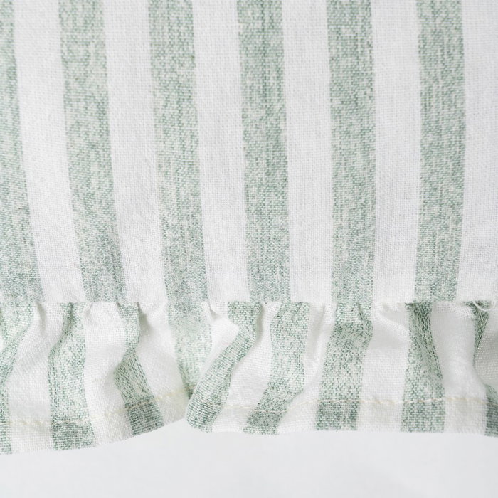 Cojín Rayas Gris Algodón 43 X 43 cm (Set de 2)