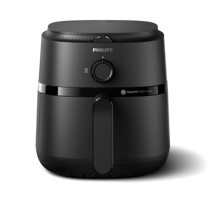 Philips NA120/00 Airfryer XL - Freidora de Aire sin Aceite, 4.2L, Color Negro
