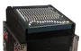Gator Rack de transporte de madera para consola de audio 14U + 6U - Negro
