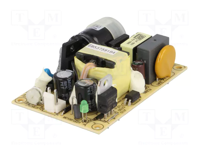MEAN WELL EPS-25-15 Fuente de alimentación de impulso abierta de 25,5W MEAN WELL EPS-25-15 Fuente de alimentación de impulso abierta de 25,5W