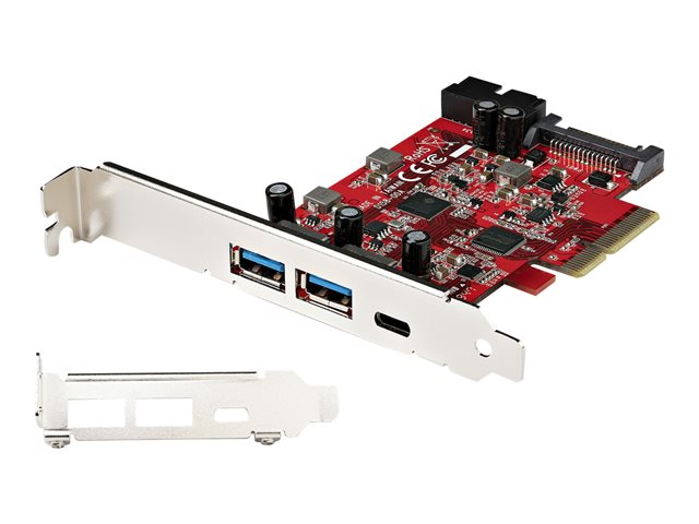 Startech Tarjeta PCIe de 5 Puertos USB 3.1 Gen2 10Gbps con Puerto USB-C y 2 Puertos USB-A