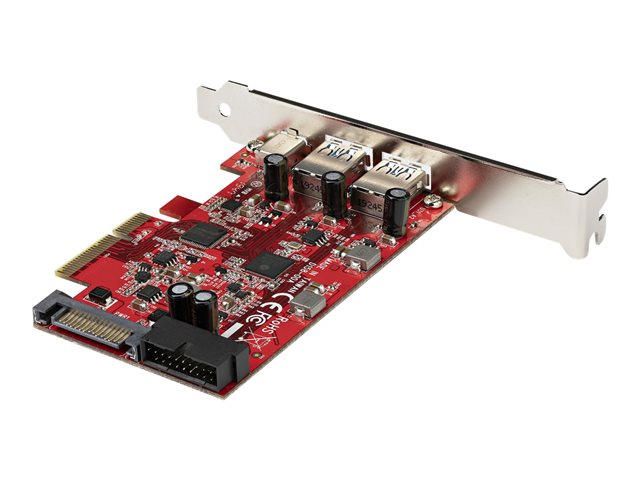 Startech Tarjeta PCIe de 5 Puertos USB 3.1 Gen2 10Gbps con Puerto USB-C y 2 Puertos USB-A