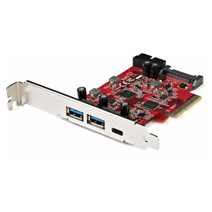StarTech.com Tarjeta PCIe de 5 Puertos USB 3.2 Gen 2 (10Gbps) con 1 Puerto USB-C y 2 Puertos USB-A