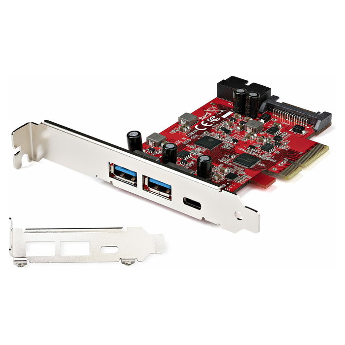 StarTech.com Tarjeta PCIe de 5 Puertos USB 3.2 Gen 2 (10Gbps) con 1 Puerto USB-C y 2 Puertos USB-A