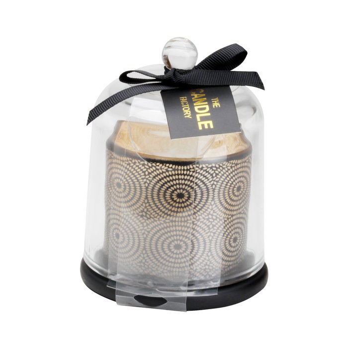 The Candle Factory Vela con Campana de Cristal The Candle Factory Vela con Campana de Cristal