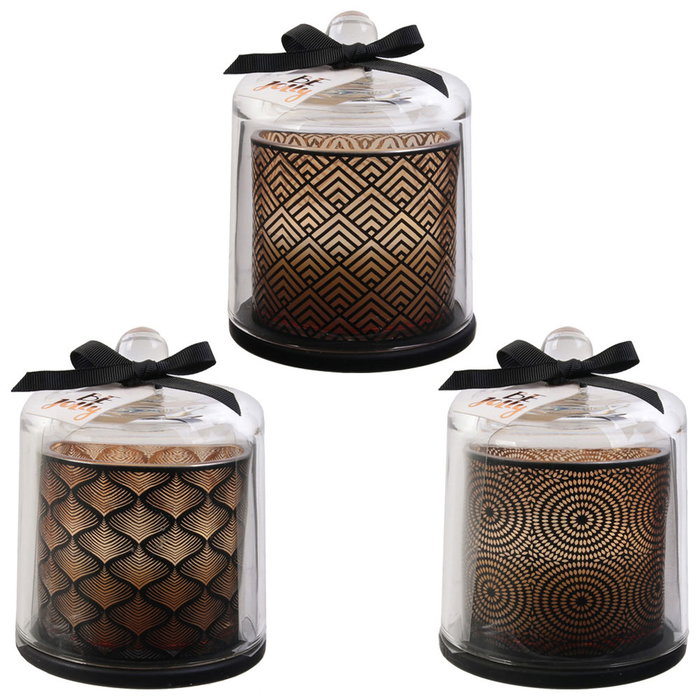 The Candle Factory Vela con Campana de Cristal The Candle Factory Vela con Campana de Cristal