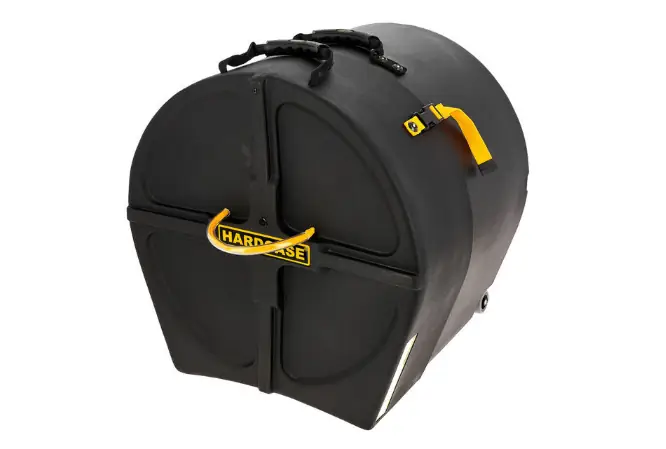 HARDCASE Estuche Bombo 16" (Con Ruedas) Profesional para Batería