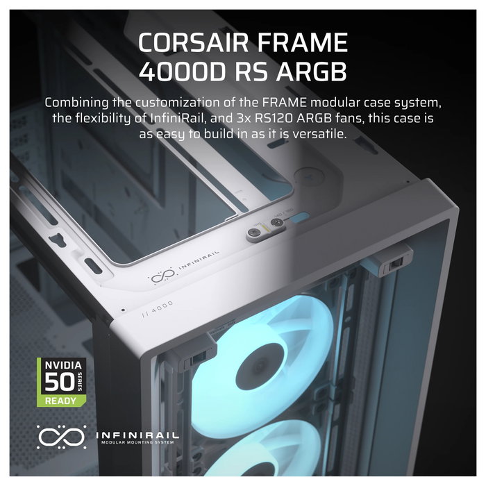 Corsair 4000D RS ARGB Blanca Corsair 4000D RS ARGB Blanca