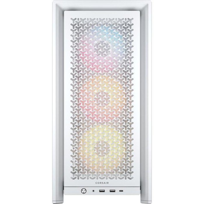 CAJA SEMITORRE ATX FRAME 4000D RS ARGB WHITE CORSAIR