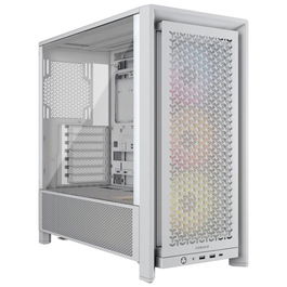 Corsair 4000D RS ARGB Series - Caja para PC Semitorre - Blanco - 3 ventiladores ARGB - COR0840440487722