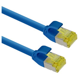Helos Patchkabel Cat.6a Ultraslim 7,5m Azul
