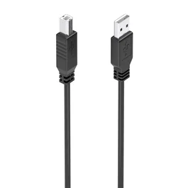 Aisens Cable USB 2.0 con Amplificador, Tipo A/M a B/M, 15m, Negro
