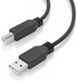 Aisens Cable USB 2.0 con Amplificador, Tipo A/M a B/M, 15m, Negro