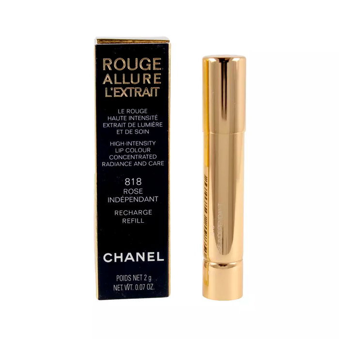 Chanel ROUGE ALLURE L'EXTRAIT lipstick recarga #818 Rose Independant Labial Recargable 2 gr