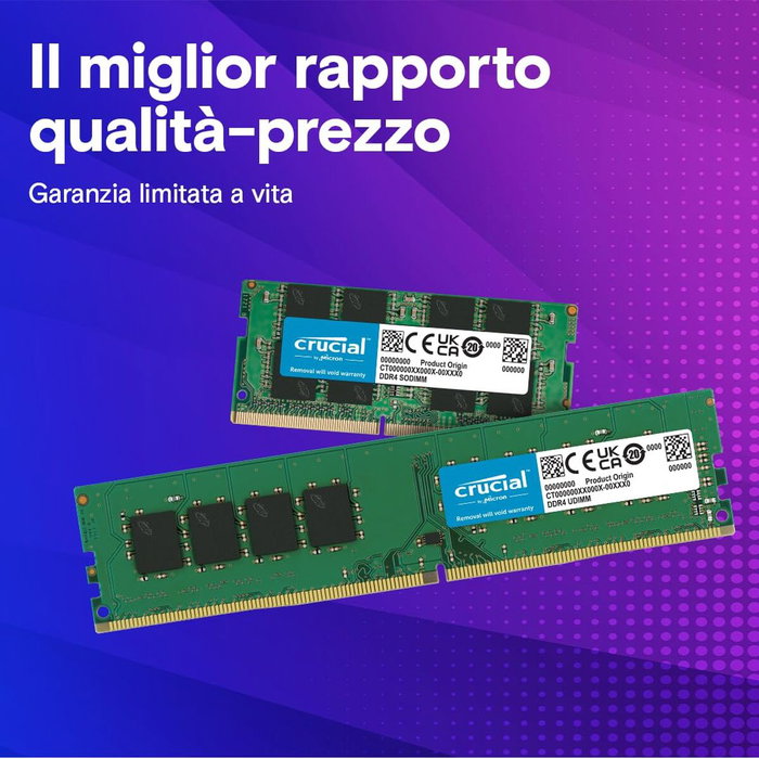 Crucial CT2K16G4SFRA32A Kit de Memoria 32 GB (2 x 16 GB) DDR4 3200 MHz SO-DIMM