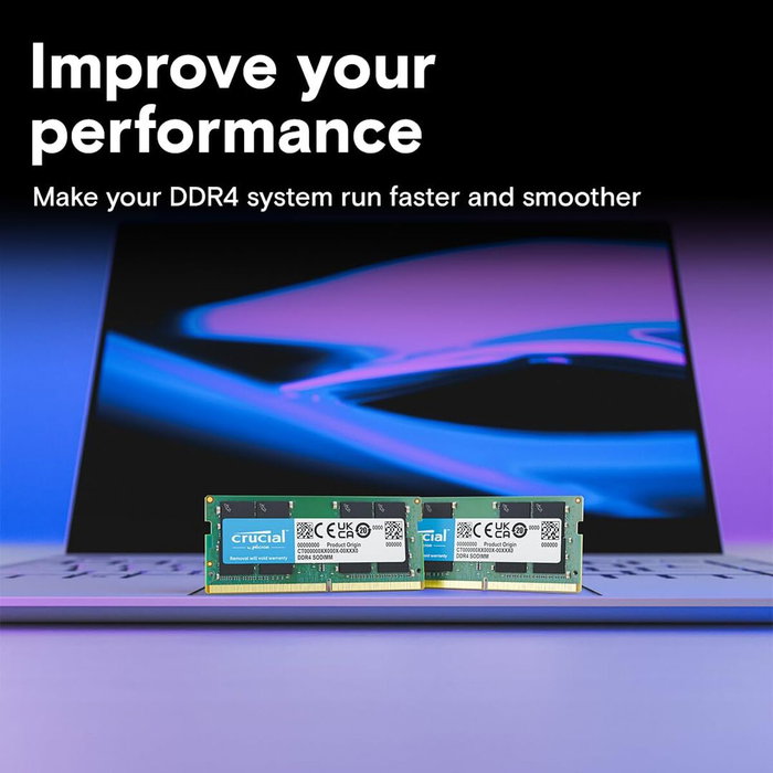 Crucial CT2K16G4SFRA32A Kit de Memoria 32 GB (2 x 16 GB) DDR4 3200 MHz SO-DIMM