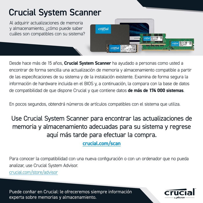 Crucial CT2K16G4SFRA32A Kit de Memoria 32 GB (2 x 16 GB) DDR4 3200 MHz SO-DIMM