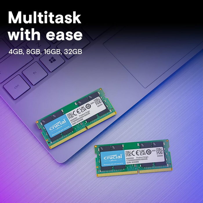Crucial CT2K16G4SFRA32A Kit de Memoria 32 GB (2 x 16 GB) DDR4 3200 MHz SO-DIMM