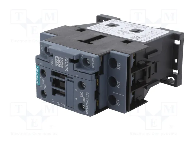 SIEMENS 3RT20 Contactor 3-polar 38A 230V AC