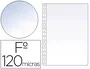 Esselte Funda Multitaladro Folio 120 Micras Cristal Caja de 100 Unidades