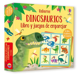 USBORNE DINOSAURIOS: LIBRO Y JUEGOS DE EMPAREJAR