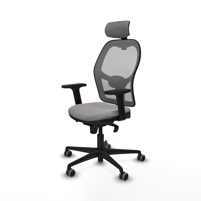 PIQUERAS Y CRESPO Silla de oficina Jorquera Gris con mecanismo Sincro PIQUERAS Y CRESPO Silla de oficina Jorquera Gris con mecanismo Sincro
