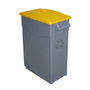 Denox Cubo Basura Reciclaje 65L Amarillo (2 Unidades)