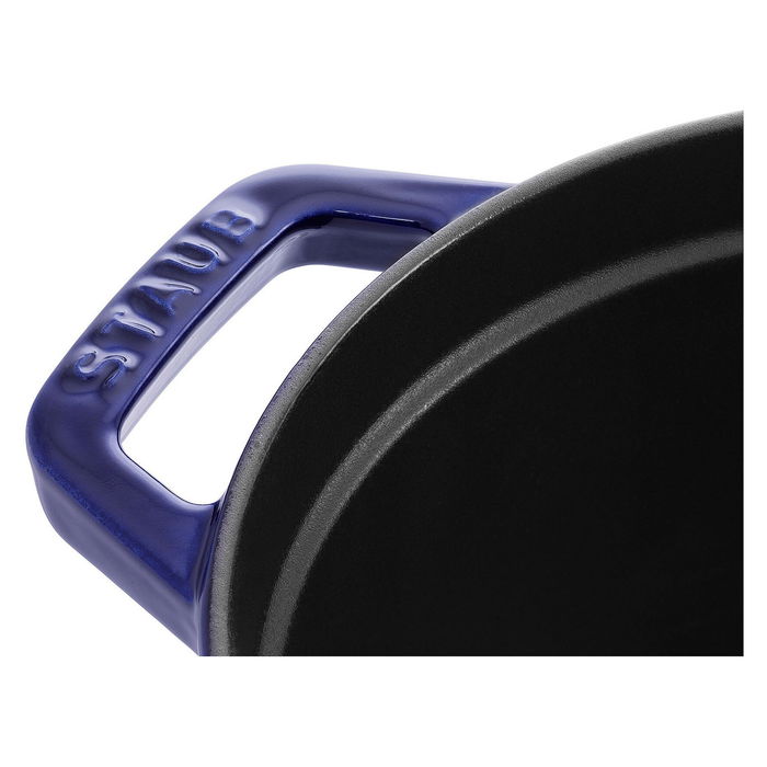 Staub La Cocotte 40510-288-0 Olla Ovalada de Hierro Fundido 29cm 4.2L Azul para Inducción