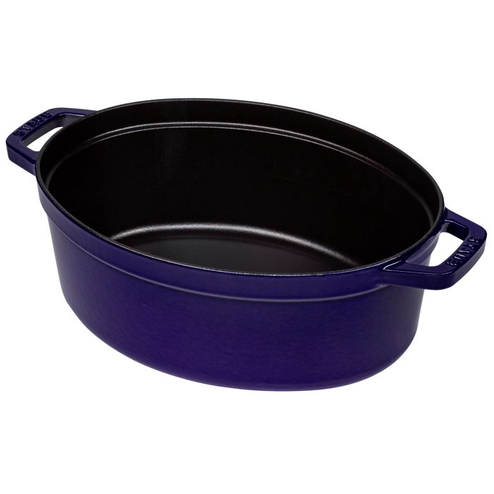 Staub Cocotte Oval de Hierro Fundido 29cm Azul Oscuro
