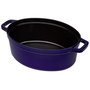 Staub Cocotte Oval de Hierro Fundido 29cm Azul Oscuro