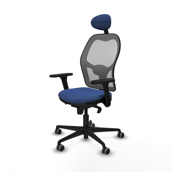 PIQUERAS Y CRESPO Silla de oficina Jorquera Azul Marino y Gris PIQUERAS Y CRESPO Silla de oficina Jorquera Azul Marino y Gris