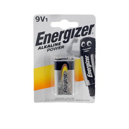Energizer Pila 9V 6LR-61 Alcalina Alta Duración x 1 Unidad