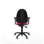 PIQUERAS Y CRESPO Silla de oficina Aýna Rosa con Brazos 2D