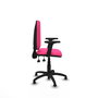 PIQUERAS Y CRESPO Silla de oficina Aýna Rosa con Brazos 2D