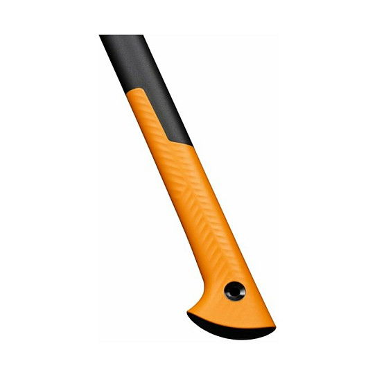 Fiskars Hacha X-series X24, Hacha de un solo filo, Negro y Amarillo, 600 mm