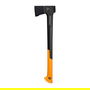 Fiskars Hacha X-series X24, Hacha de un solo filo, Negro y Amarillo, 600 mm