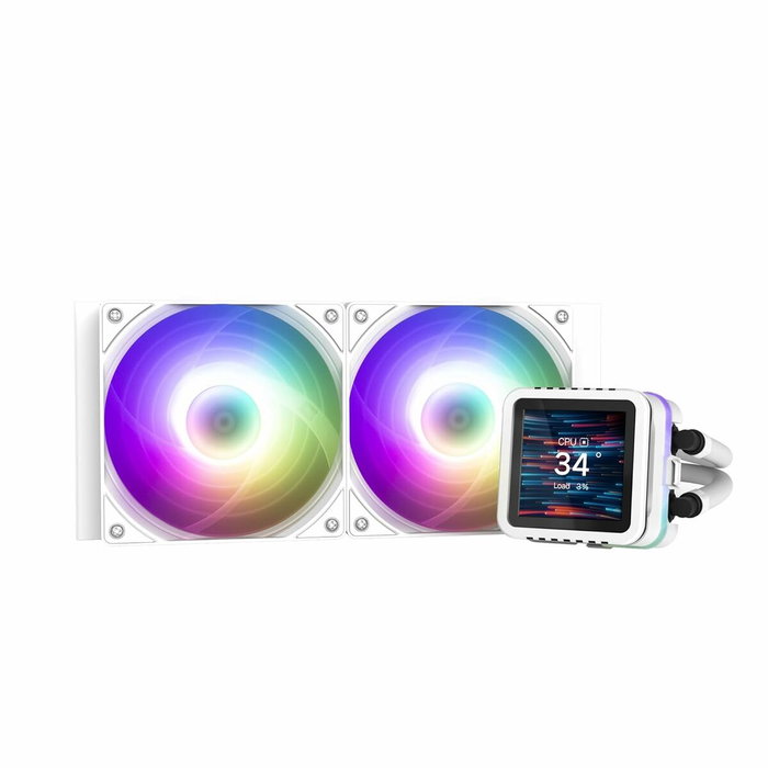 ZALMAN ALPHA2 DS A24 WHITE Sistema de refrigeración líquida todo en uno 240mm Blanco